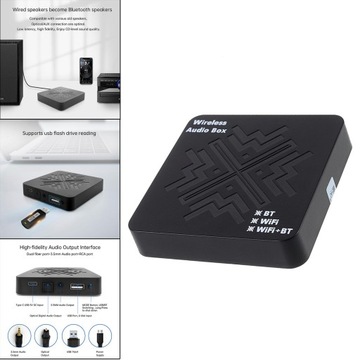 Cyfrowy odbiornik audio HiFi Bluetooth 5.0 WiFi