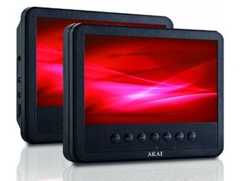 Портативный DVD-плеер 2x7 дюймов Akai APD710T+10xfairytales