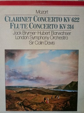 Mozart Colin Davis Clarinet Concerto KV622 - Flute Concerto KV314 EX+