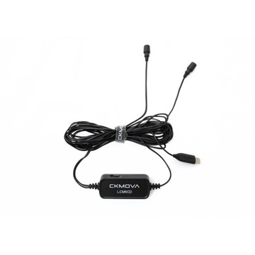 CKMOVA LCM6CD — петличный микрофон с двумя разъемами USB C