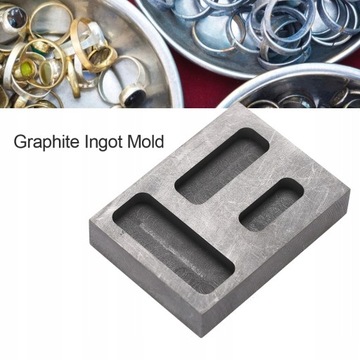 ЧИСТЫЙ ГРАФИТ Слиток ТИГЛЬНАЯ ФОРМА ДЛЯ ПЛАВКИ