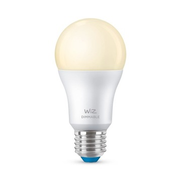 Żarówka LED E27 WiZ biała inteligentna Wi-Fi Bluetooth 8W 2700K 806lm