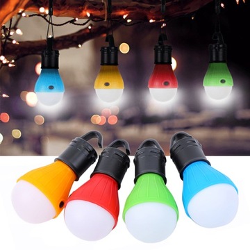LAMPKA LED WISZĄCA ŻARÓWKA NA HAK NAMIOT LATARKA