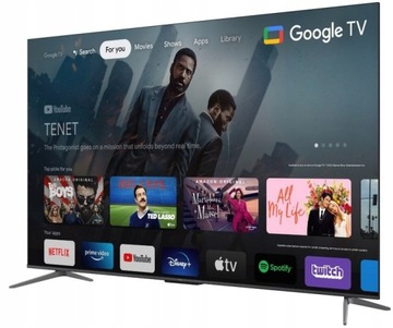 TCL 50C645 50-дюймовый телевизор 4K HDR SmartTV DVB-T2