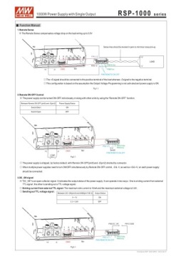 Светодиодный импульсный источник питания 24В 960Вт Mean Well RSP-1000-24 1000Вт 24В 40А