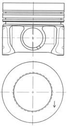 PÍST MOTORU 41095620 KOLBENSCHMIDT AUDI SEAT A1