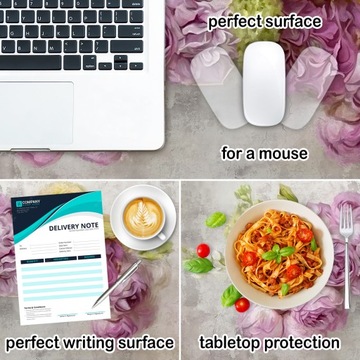 коврик для рабочего стола, защитный коврик с цветами, нарисованный