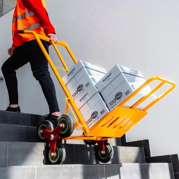 Складская транспортная тележка STAIR MILLER 250KG THREE-WHEEL складная