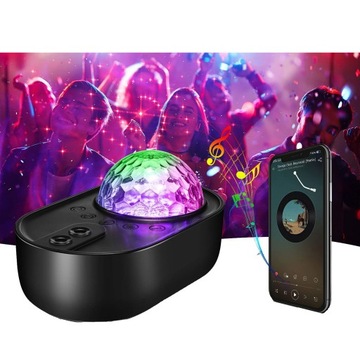 PROJEKTOR GWIAZD RZUTNIK PROJEKTOR LASEROWY LAMPKA NOCNA DLA DZIECI MUZYKA