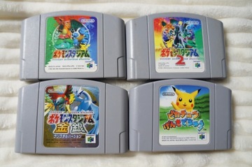 Gry 4x POKEMON Stadium 1 2 Pocket Monster NTSC-J