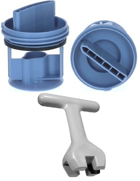 FILTR POMPY ODPŁYWOWEJ PRALKI BOSCH VarioPerfect + KLUCZ