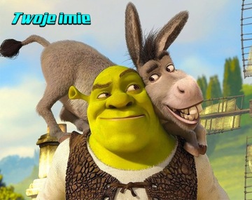 Puzzle z motywem Shrek 252el + imię GRATIS - Różne Wzory!!