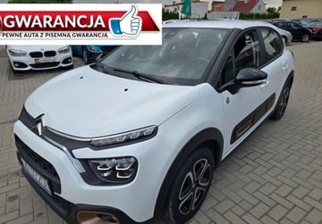 Citroen C3 III Hatchback Facelifting 1.2 PureTech 83KM 2023 Citroen C3 1,2 Benzyna 83 KM GWARANCJA Zamiana Zarejestrowany 1.2 Benzyna