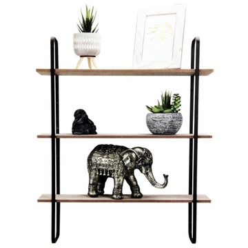 Półka płyta MDF BUYAVA 50 x 12,5 cm odcienie beżu