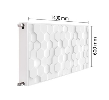 MASKOWNICA MAGNETYCZNA KALORYFER 140x60 BIAŁA 3D MATA MAGNES