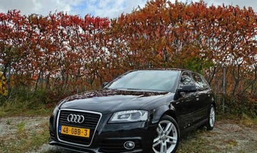Audi A3 8P Hatchback 3d 1.8 TFSI 160KM 2012 Audi A3 Sportback S-LINE 1.8Turbo 160ps Navi Ledy Bixenon Polskory Parktro, zdjęcie 17
