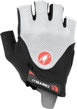 Rękawiczki Castelli Arenberg Gel 2 biało-czarne XL