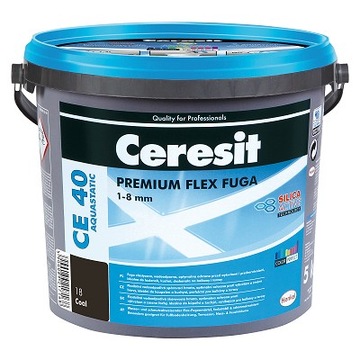 FUGA ELASTYCZNA CERESIT CE40 COAL 18 2KG