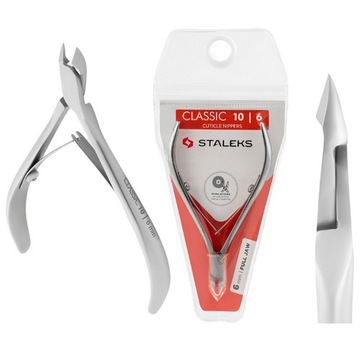 STALEKS PRO CĄŻKI DO WYCINANIA SKÓREK PAZNOKCI MANICURE CLASSIC NC-10-6 6mm