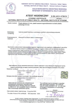 Песок кварцевый универсальный сушеный 0,4-1мм 25кг