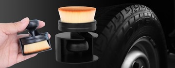 АППЛИКАТОР ДЛЯ НАНЕСЕНИЯ ЧЕРНЫХ ШИН НА КОЛЕСА ЩЕТКА + ПОДСТАВКА