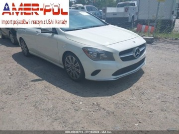 Mercedes CLA C117 2018 Mercedes-Benz CLA 2018 Mercedes-Benz CLA CLA 250 4MATIC Coupe 2.0 Benzyna