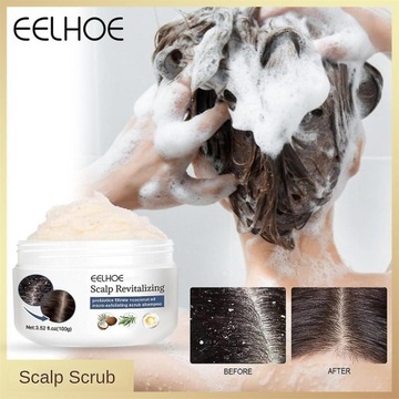 Złuszczający peeling przeciwłupieżowy 100g na swędzenie skóry głowy