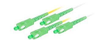 KABEL PRZEWÓD ŚWIATŁOWODOWY ŚWIATŁOWÓD PATCHCORD SC/APC-SC/APC SIMPLEX 50M