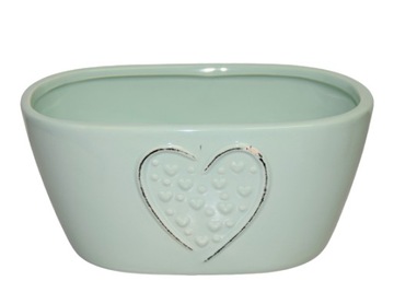DONICZKA/OSŁONKA CERAMICZNA ZIELONA