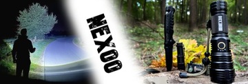 МОЩНЫЙ ТАКТИЧЕСКИЙ ФОНАРЬ NEXOO 10 000 ЛЮМЕН USB