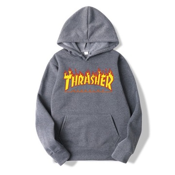 THRASHER Женская толстовка с капюшоном и длинными рукавами Цвет.