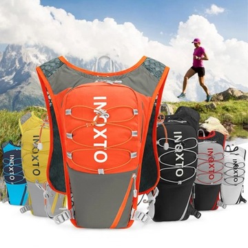 Синий нейлоновый рюкзак для гидратации для бега и походов, 5 л