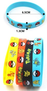 СИЛИКОНОВЫЙ БРАСЛЕТ POKEMON GO, ЖЕЛТЫЙ