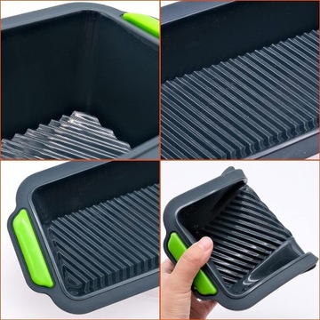 DUŻA SILIKONOWA FORMA DO PIECZENIA CHLEBA PASZTETU CIAST KEKSÓWKA NON-STICK