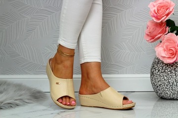 ТАПОЧКИ ЖЕНСКИЕ ПРОФИЛЬНЫЕ, ПОЛЬСКАЯ КОЖА.