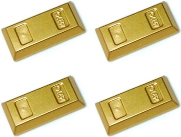 LEGO Sztabka Złoty Metallic Gold 6294492 99563 - 4szt