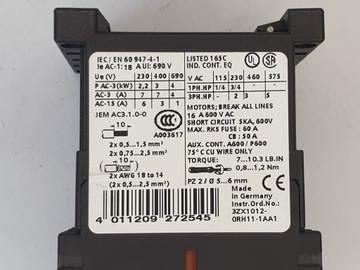 Контактор SIEMENS 3RT1015-1BB41 10E катушка 24VDC