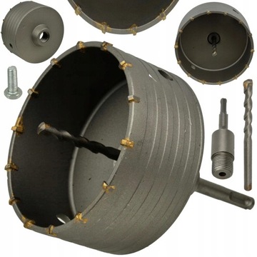 OTWORNICA DO MURU BETONU FREZ KORONKA 120 MM SDS+