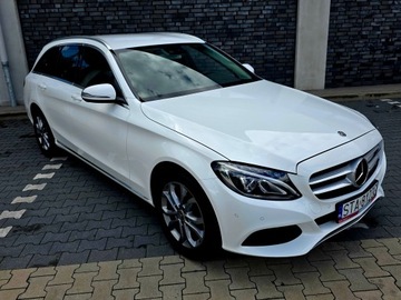 Mercedes Klasa C W205 Kombi 200 184KM 2017 Mercedes C200 kombi bezwypadkowy, serwis ASO, hak, automat, zdjęcie 5