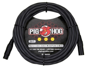 Kabel Mikrofonowy - Pig Hog PHMH20GR Hex Grey