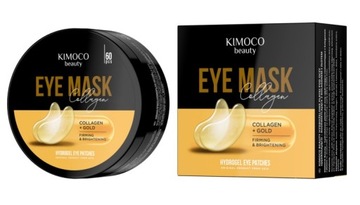 KIMOCO beauty HYDROGEL EYE MASK COLLAGEN GOLD HYDROŻELOWE PŁATKI POD OCZY
