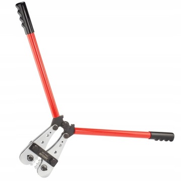 Инструмент для обжима медно-алюминиевых наконечников, пресс для кабелей сечением 10–120 мм2.