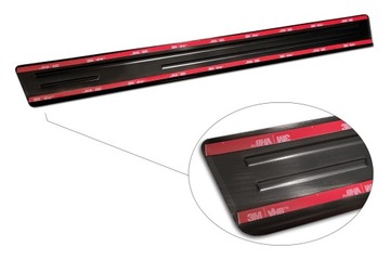 OPEL GRANDLAND X VRSTVA  PRAHU LIŠTA NA PRAHY OCELOVÉ