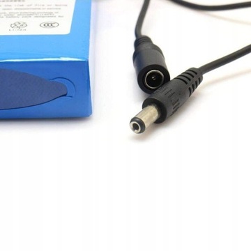 AKUMULATOR LITOWA 12V 1-2A 6800MAH Z ADAPTEREM