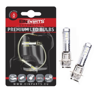 Led Žárovka H3 Canbus 14 Smd 3030 Mlhová 6000K Studená Bílá