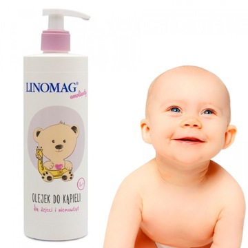 LINOMAG OLEJEK DO KĄPIELI niemowląt i dzieci 400ml