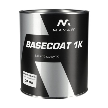 LAKIER BAZOWY MAVAR BASECOAT CP90 CZARNY 1L
