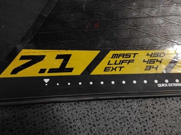 Żagiel używany Point7 2021 AC1 7,1+ Maszt K100