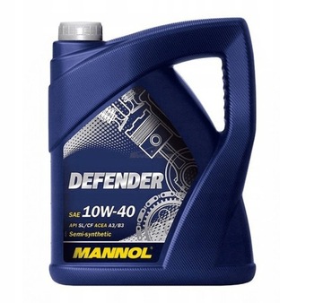 Olej półsyntetyczny Mannol Defender 5 l 10W-40