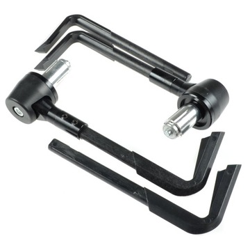 HANDBARY OSŁONY DŁONI KIEROWNICY EVO ALU CZARNE